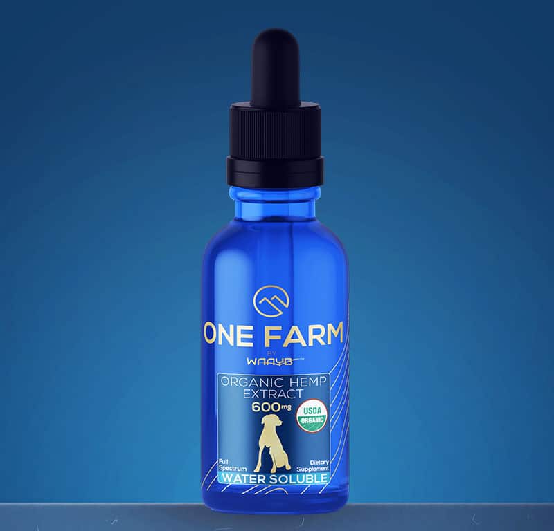 USDA Organic Water Soluble CBD for Pets for One Farm