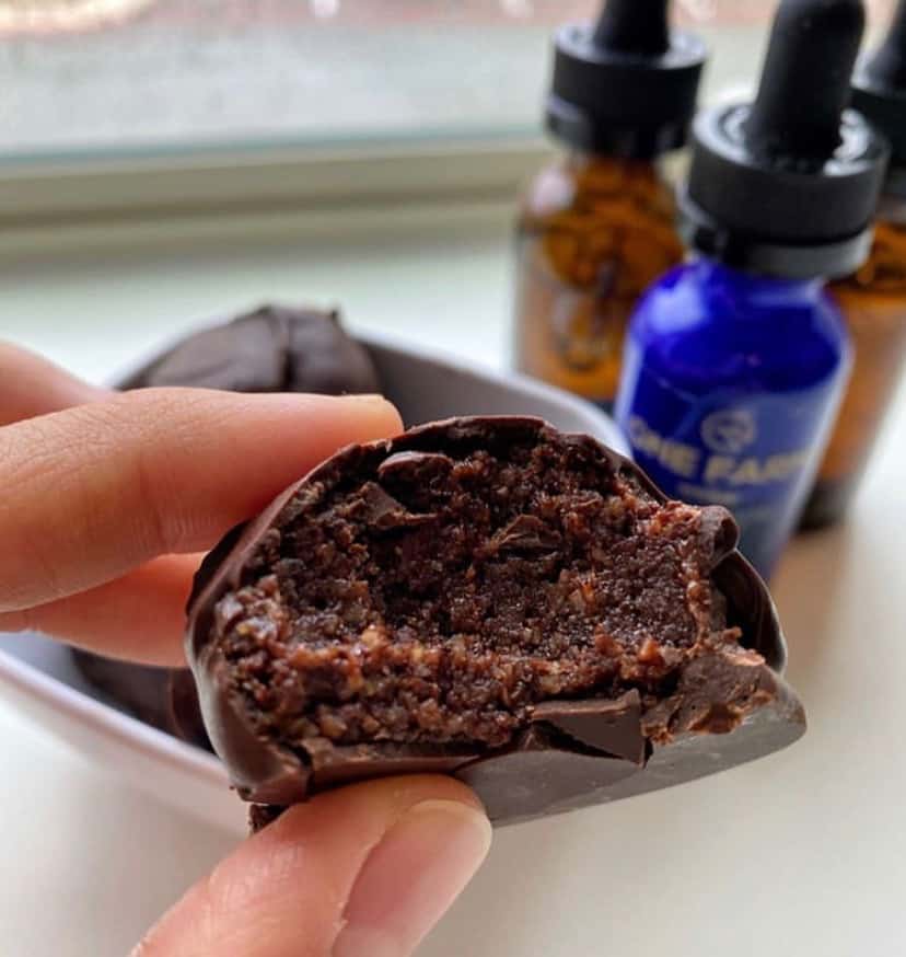 Chocolate CBD Hazelnut Truffle