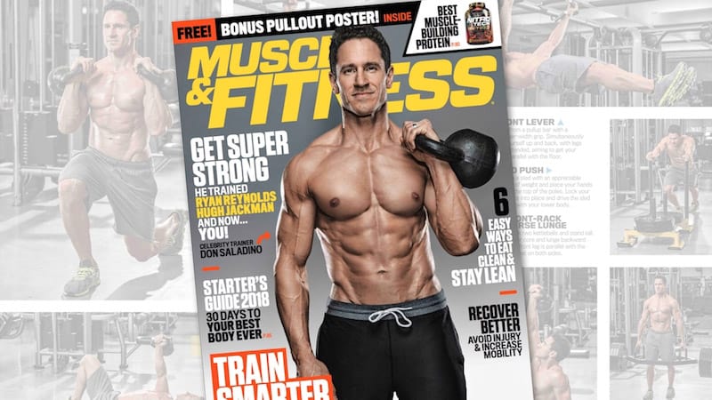 Don Saladino Muscle and fitness cover