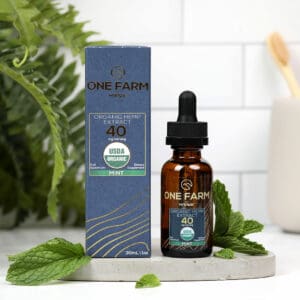 USDA Organic 40 mg Mint CBD Oil