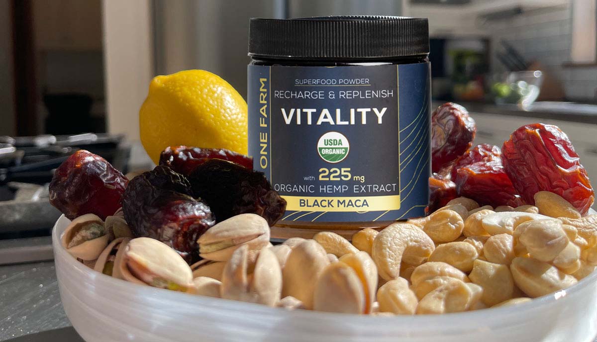 Vitality Superfood with Date Ball Ingredients