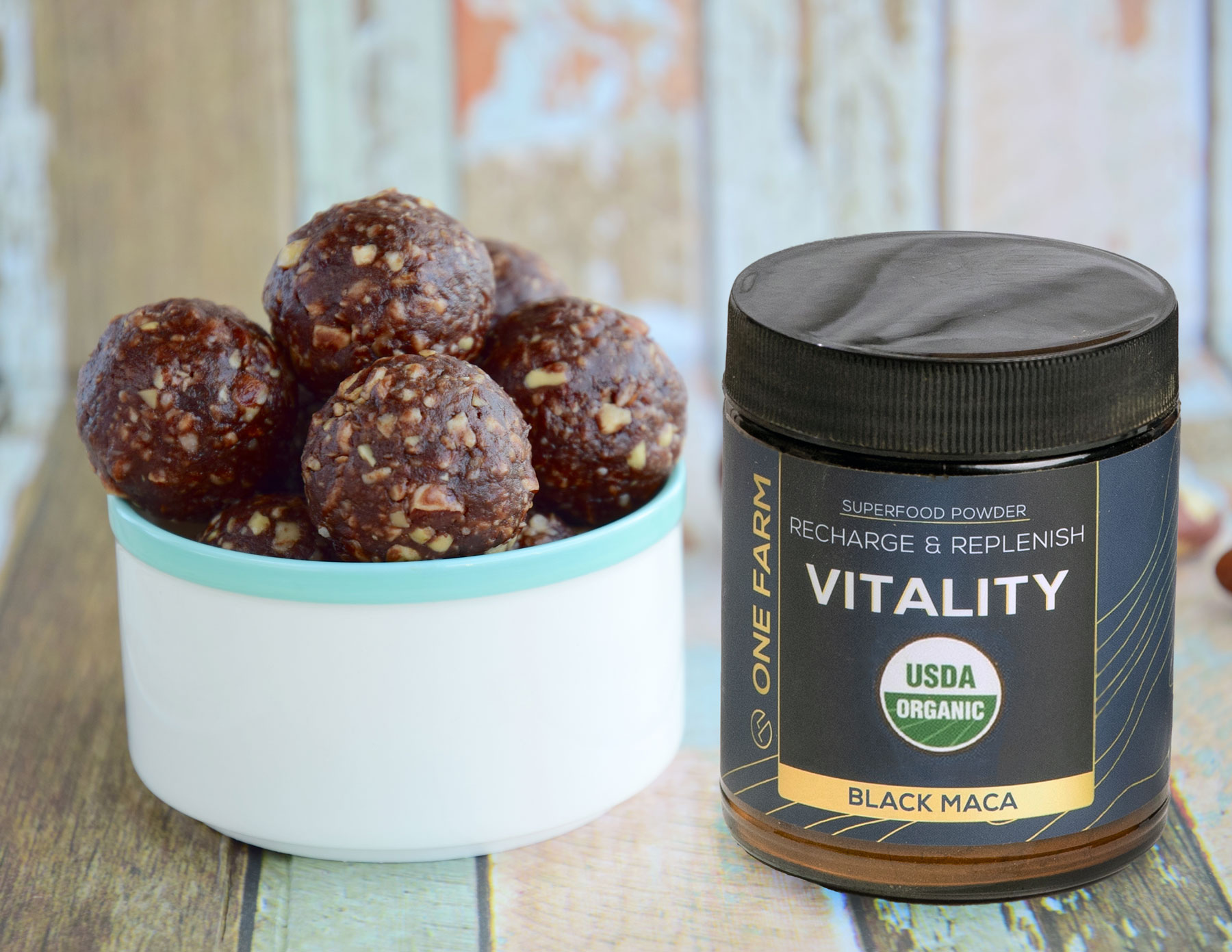 Vitality Pistachio Date Balls